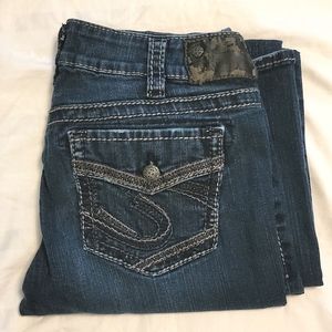 Silver Suki Mid Slim Boot Jeans